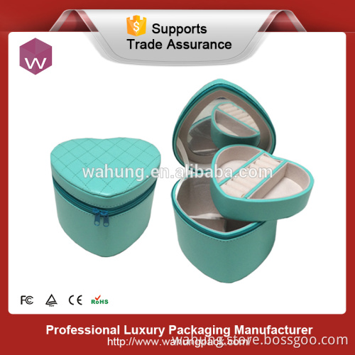 China high grade customized leather gift box packaging